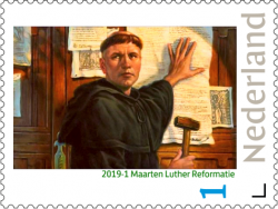 2019-1 reprint Maarten Luther Reformation (text under picture) MNH