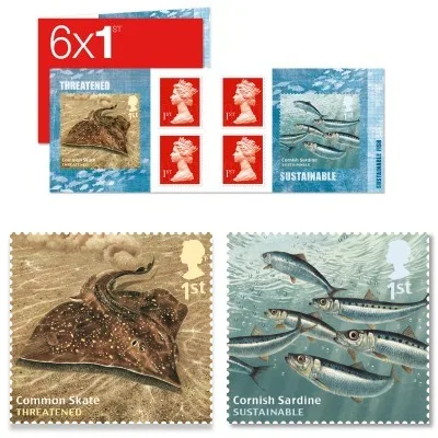 Gr. Britain 2014 Nachhaltige Fischerei pb Booklet Selbstklebend postfrisch/mnh