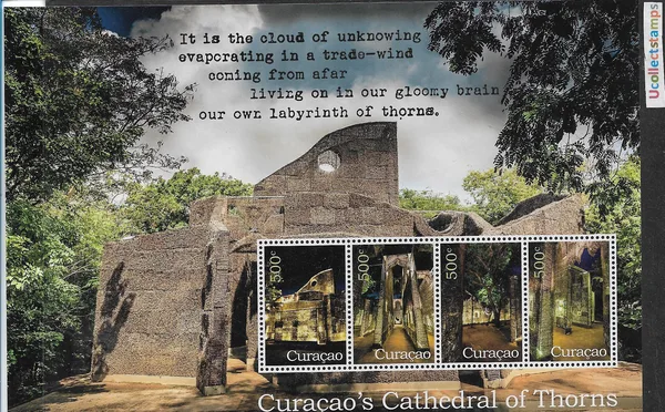 Curacao 2021 Cathedral of Thorn blok-m/s postfris/mnh