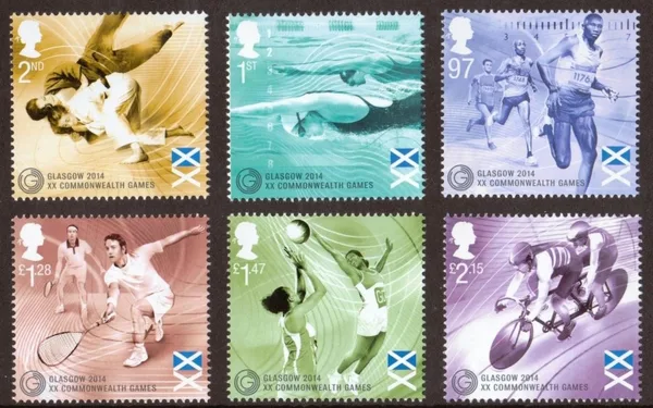 Great Britain 2014 Commonwealth Games sport MNH