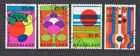 1003-1006 Summer Stamps, Floriade 1972 used