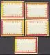 Nederland 1773-1777 Verassingszegels zelfklevend 1998 postfris/mnh