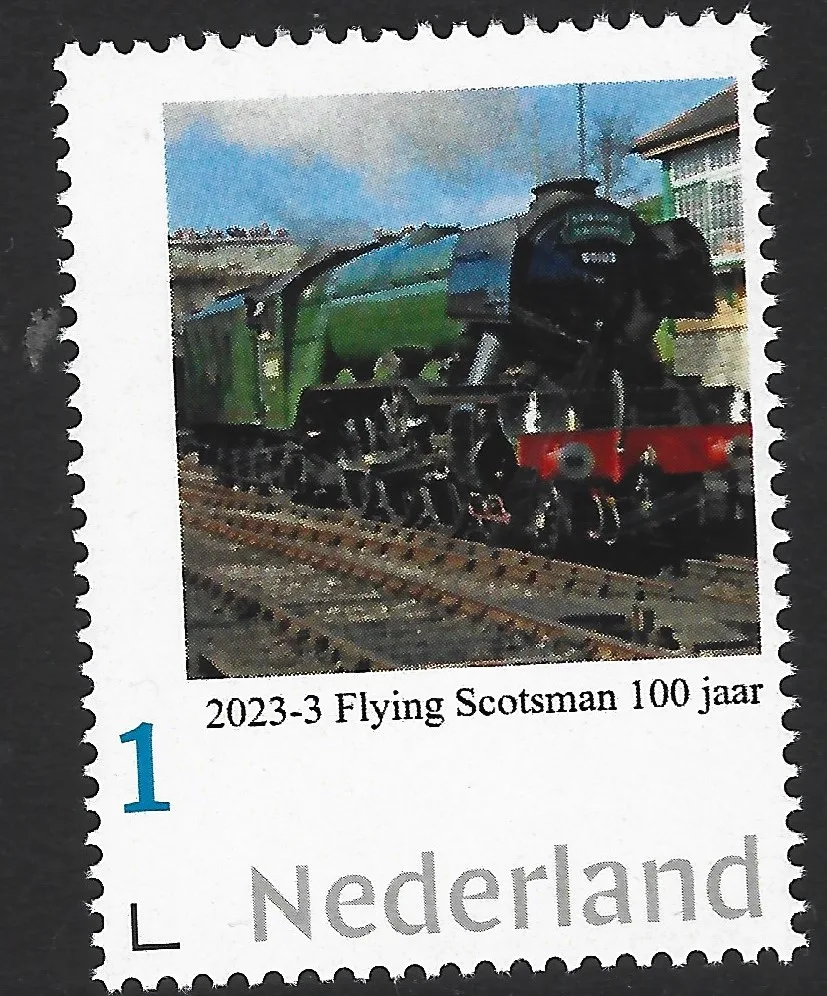 Pays-Bas 2023-3 Trains Flying Scotsman 100 ans neuf/mnh