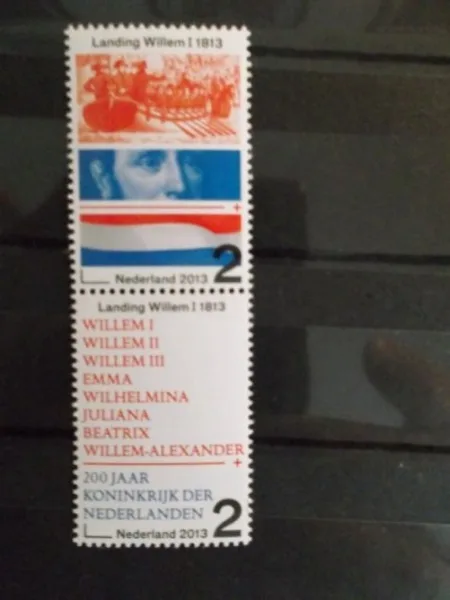 Nederland 3133-3134 200jaar Koninkrijk 2013 postfris/mnh