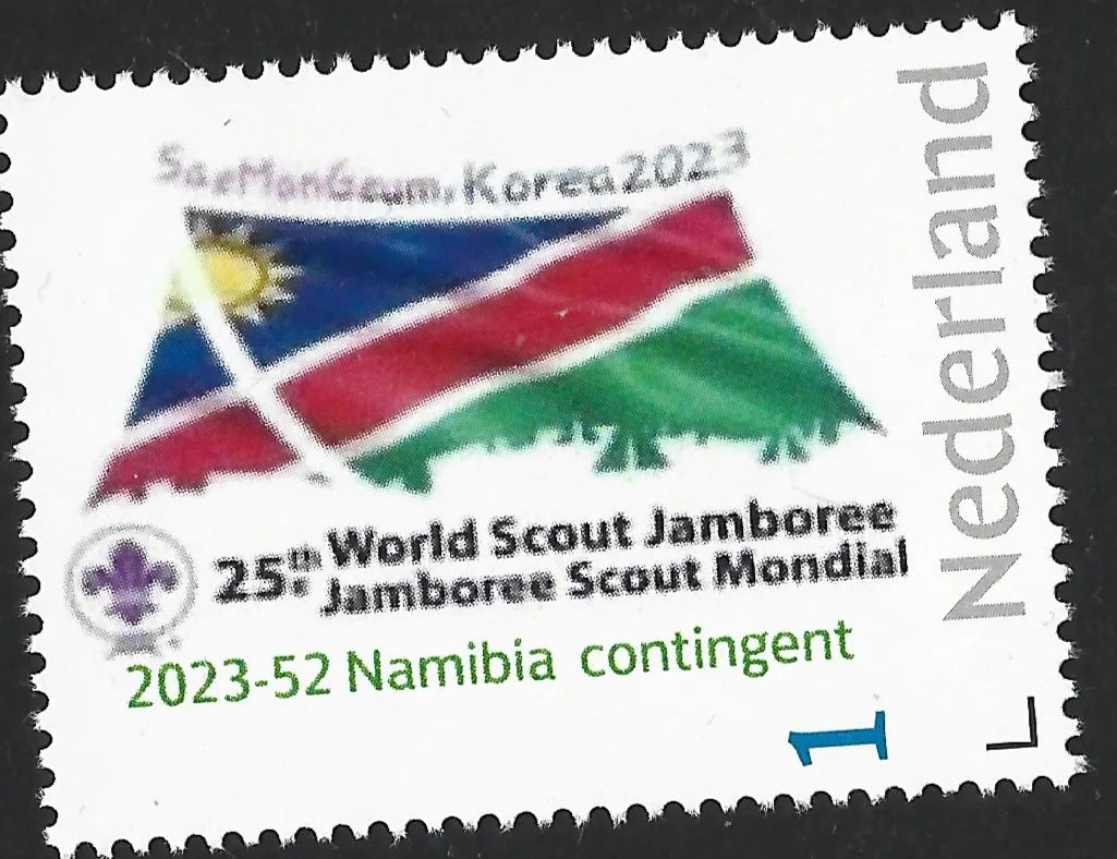Pays-Bas 2023-52 Jamboree du Scoutisme SeaManGeum contingent Namibie neuf/mnh