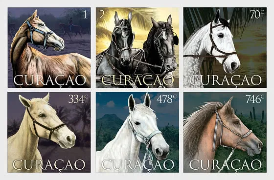 Curacao 2021 Horses MNH