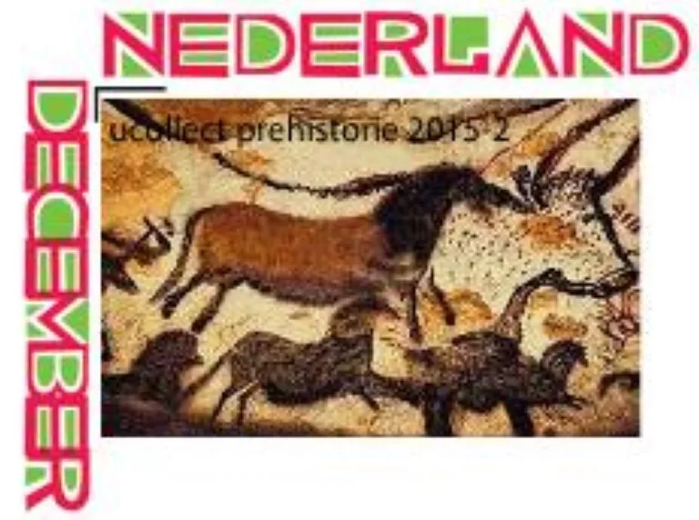 Nederland Ucollect Prehistorie 2015-3 tekening Lascaux postfris/mnh