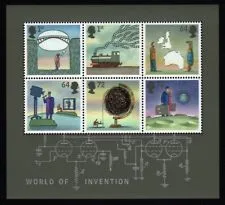 Great Britain 2007 Inventions block-m/s MNH