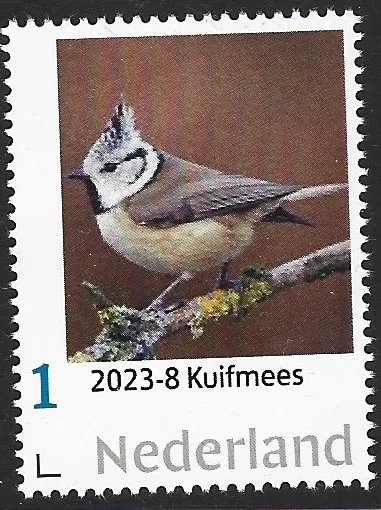 Netherlands 2023-8 Tits Crested tit MNH