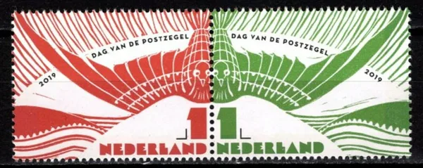 Netherlands 2019 stamp day nat. stampday 3797-3798 MNH