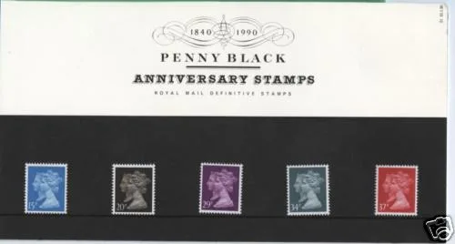 Großbritannien 1989 Penny Black Machins postfrisch/ungebraucht