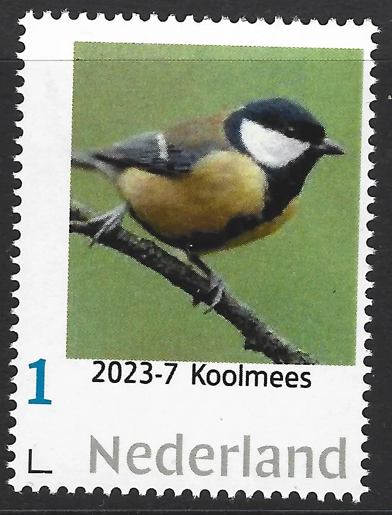 Niederlande 2023-7 Vögel - Meisen Kohlmeise postfris/mnh