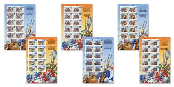 Alderney 2016 Battle of Hastings sheetlets MNH