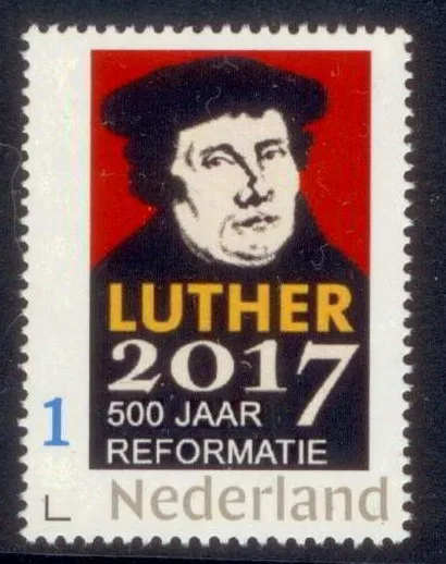 Netherlands 2018-2 Luther 500yr Reformation reprint blue 1