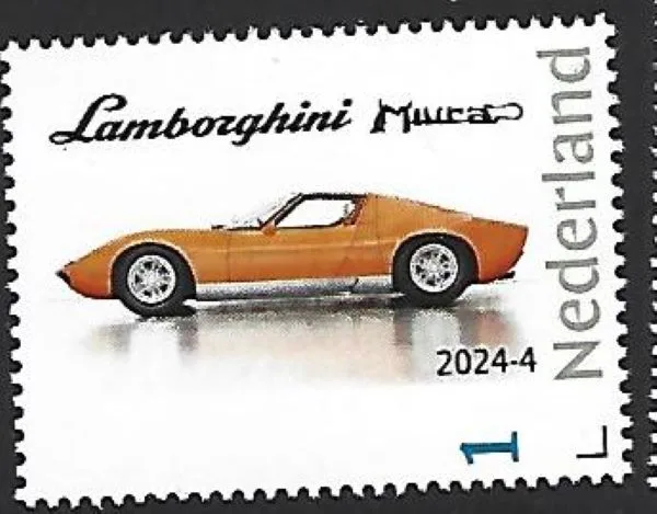 Netherlands 2024-4 Auto Oldtimer Lamborghini Muira 1966 MNH