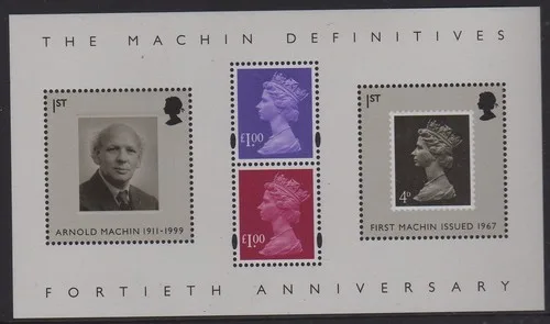 Gr.Britain 2007 40 jaar Machins blok postfris/mnh