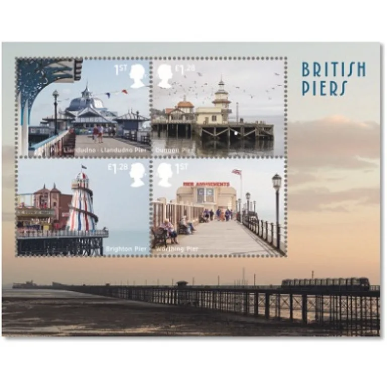 Gr. Britain 2014 Seaside Architecture Block postfrisch/mnh