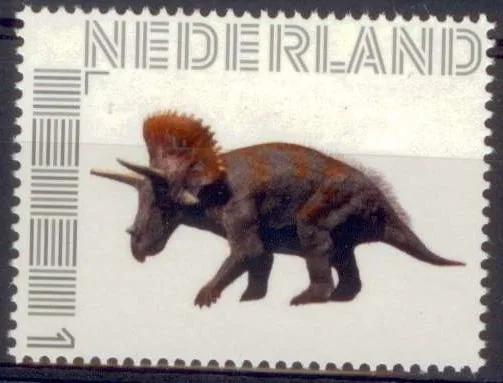 NEDERLAND 2017-1 PREHISTORIE Triceraptor POSTFRIS-MNH