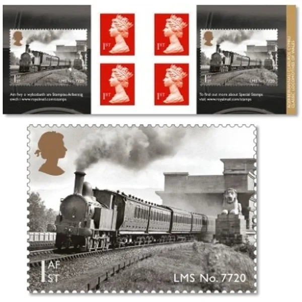 Gr. Britain 2014 Locomotives-trains Wales locomotives-train zug stamp booklet MNH