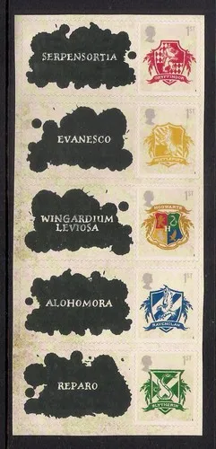 Great Britain 2007 Harry Potter smiler strip MNH