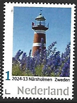 Nederland 2024-13 Vuurtoren Lighthouse Närholmen Sweden postfris/mnh