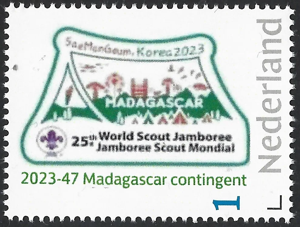 Niederlande 2023-47 Scouting Jamboree SeaManGeum Madagaskar Kontingent postfrisch/ungebraucht