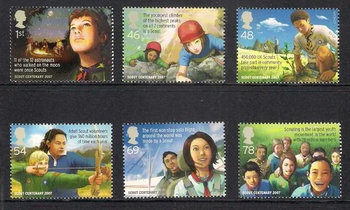 Great Britain 2007 Scouting MNH