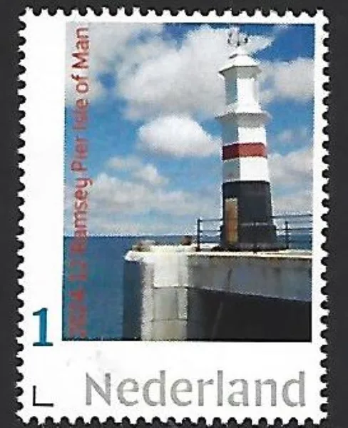 Nederland 2024-12 Vuurtoren lighthouse: Ramsey Pier Isle of Man postfris/mnh5
