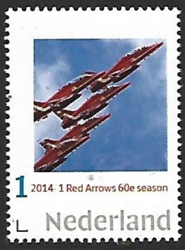 Pays-Bas 2024-1 Avions airplanes : Red Arrow 60e Saison postfris/mnh24