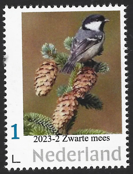 Netherlands 2023-2 Tits: Coal tit MNH