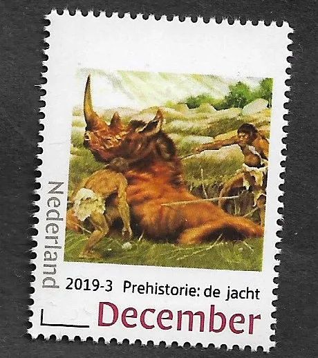 PAYS-BAS 2019-3 PRÉHISTOIRE la chasse NEUF-MNH