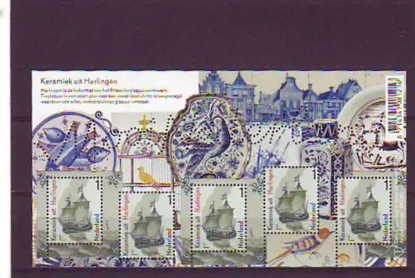 Netherlands 3167 Beautiful Netherlands Harlingen Ceramics 2014 block-m/s MNH