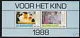 608 Children's Stamps block/ms 1988 MNH