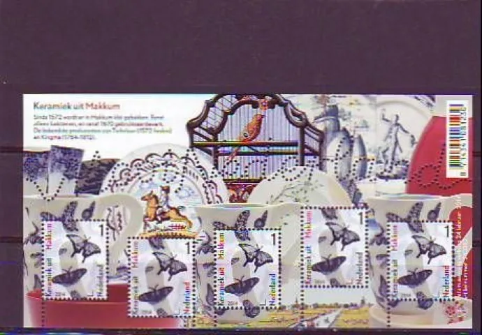 Nederland 3168 Mooi Nederland Makkum Keramiek 2014 blok-m/s postfris/mnh