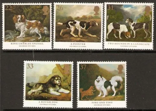 Gr.Britain 1990 Honden - Dogs postfris/mnh