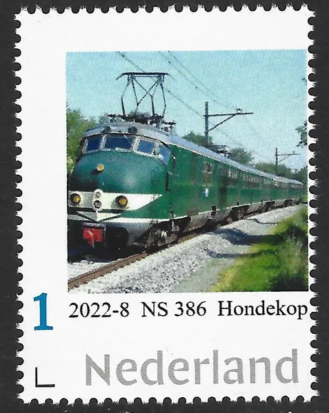 2022-8 Netherlands Train - Train NS3686 Doghead mat.'54 MNH