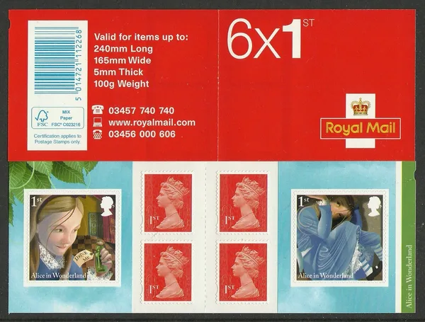 Gr. Britain 2015 Alice in Wonderland postzegelboekje postfris/mnh