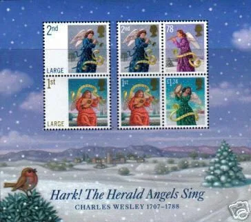 Great Britain 2007 Christmas - Weihnachten - Noel block MNH/never hinged