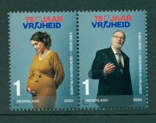 Nederland 2020 75jr bervrijding WWII Liberation 3842-3843 postfris-mnh