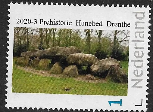 Nederland 2020-3 Prehistorie Prehistioric Hunebed Drenthe postfris/mnh