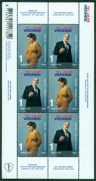 Netherlands 2020 75 years liberation WWII Liberation V3842-3843 Vel-sheetlet MNH