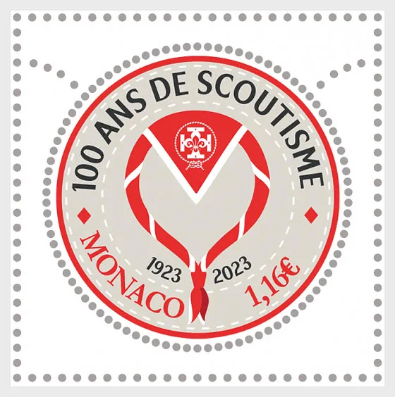 Monaco 2023 100 years Scouting Monaco MNH