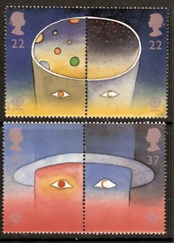Großbritannien 1991 Raumfahrt Europa postfris/mnh