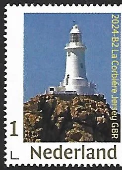 Netherlands 2024-B2 Lighthouse: La Corbiere Jersey Gold1 MNH