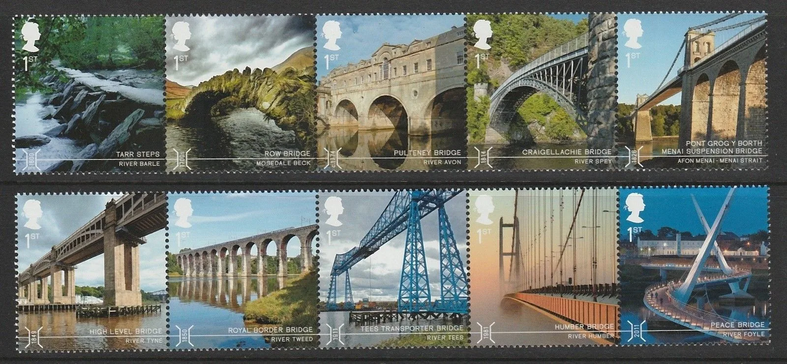 Großbritannien 2015 Brücken postfrisch/mnh