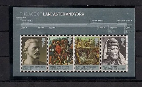 Gr. Britain 2008 House of Lancaster block-m/s MNH