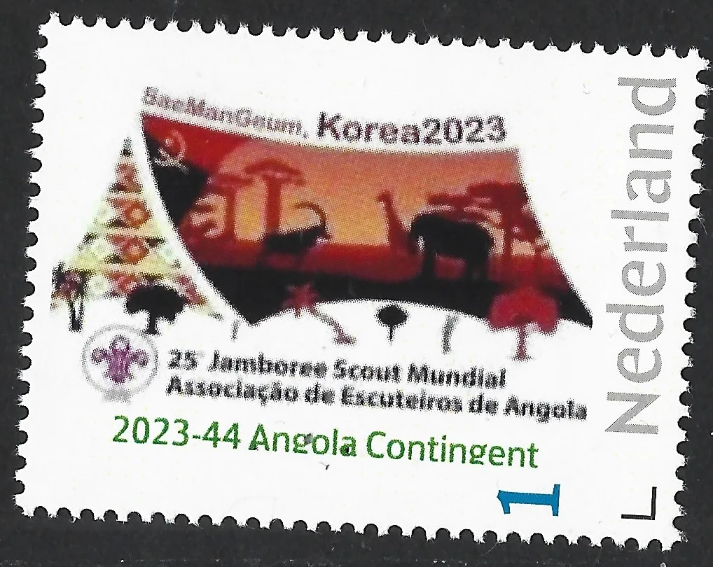 Niederlande 2023-44 Scouting Jamboree SeaManGeum Angola Kontingent postfrisch/mnh