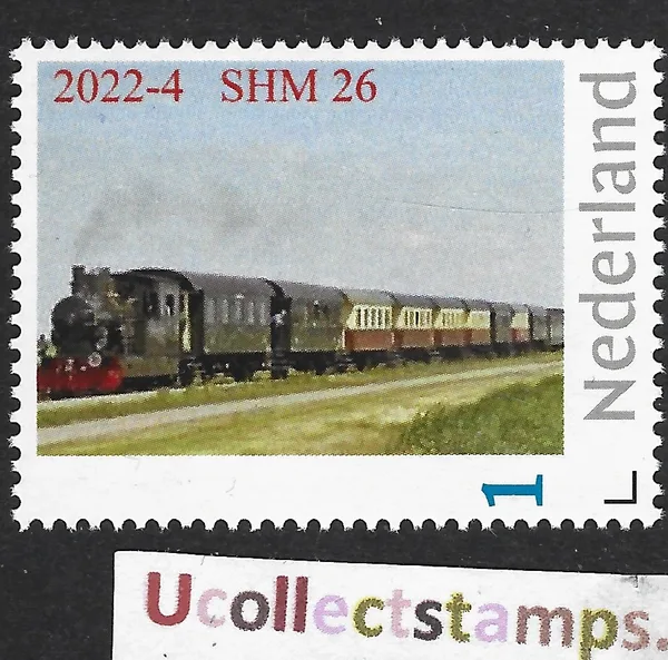 Nederland 2022-4 Treinen SHM 26 postfris/mnh