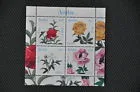 Aruba 541 Peony's bloemen 2011 blok met 4 zegels postfris
