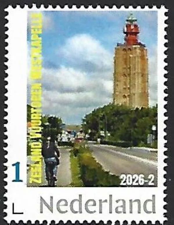 Nederland 2026-2 Provincie: Zeeland Westkapelle Vuurtoren - :ighthouse postfris/mnh